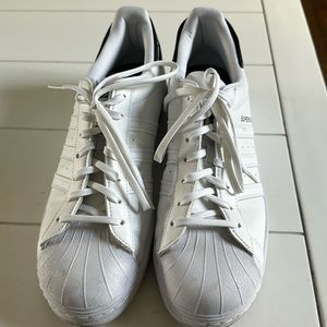 Adidas “Parley” Superstar sneakers. Worn once.
